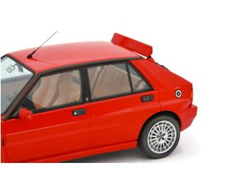 Lancia Delta HF Integrale Evo II 1992-94 Rosso Monza Laudoracing 1:18 Resinemodell (Türen, Motorhaube... nicht zu öffnen!)